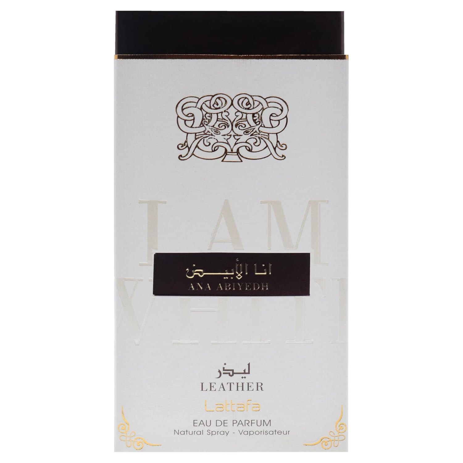 Lattafa Ana Abiyedh Leather 2.0 oz EDP | Unisex Arabic Scent | Long-Lasting Fragrance
