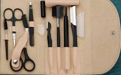 Eyebrow Kit &amp; Face Exfoliating Dermaplaning Tools Multipurpose Beauty Set Womens