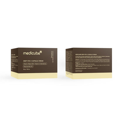 Medicube Deep Vitamin C Golden Capsule Face Moisturizer Transparent GelHydration