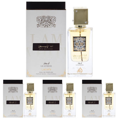Lattafa Ana Abiyedh Leather 2.0 oz EDP | Unisex Arabic Scent | Long-Lasting Fragrance