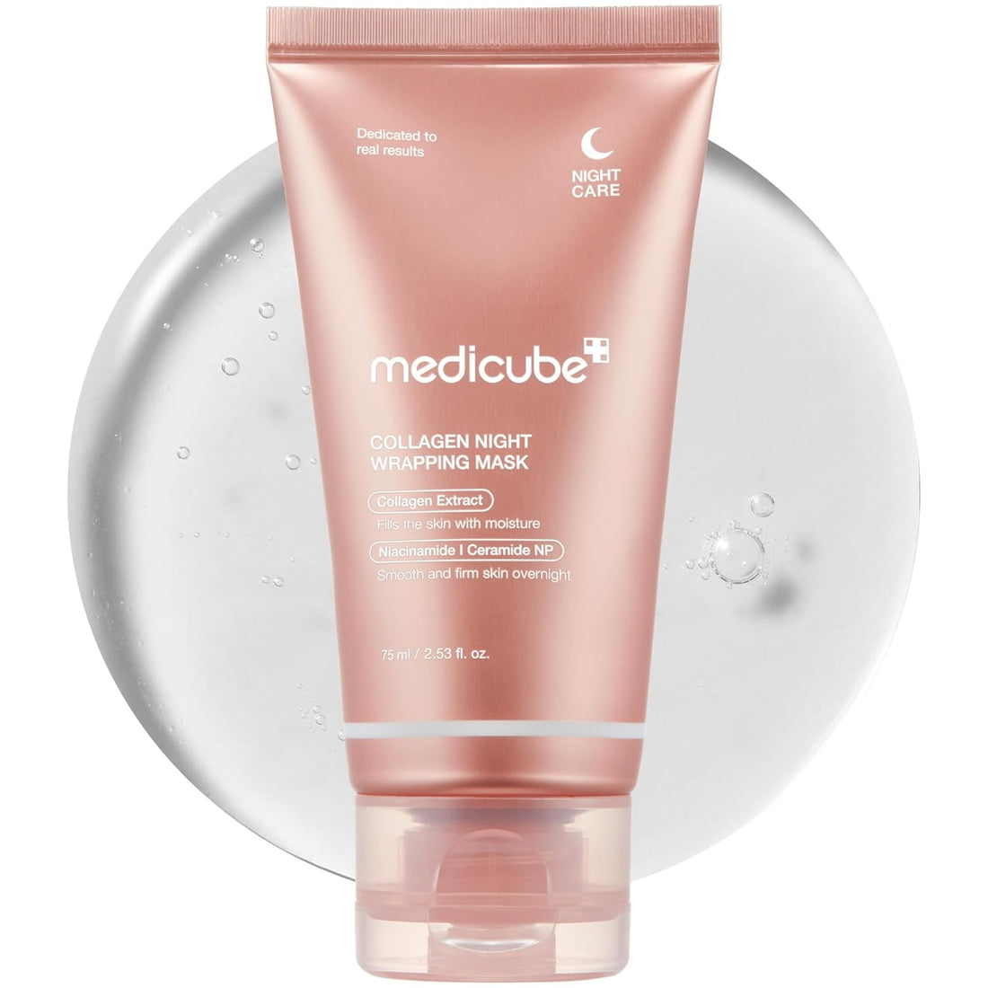 Medicube Collagen Night Wrapping Mask 75ml | Korean Peeling &amp; Firming Sleep Mask