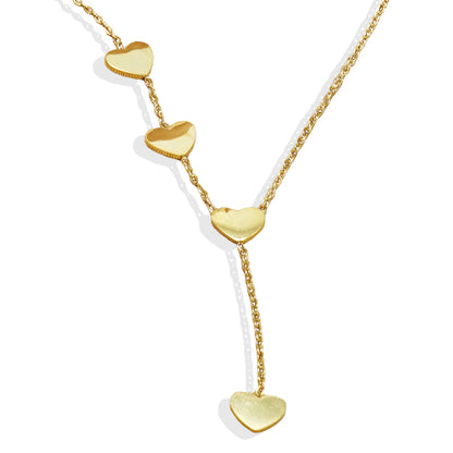 Lxalry 18K Gold Plated Celestial Necklace   Butterfly &amp; Heart Charm Stainless Steel Jewelry  Skin Safe Hypoallergenic Gift For Women Wife Mom Romantic Everyday  Wedding Glow